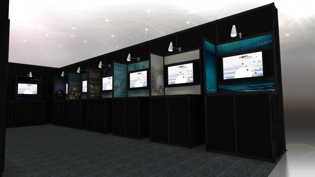 放視大賞 畢業展設計 學生展 攤位設計 效果圖