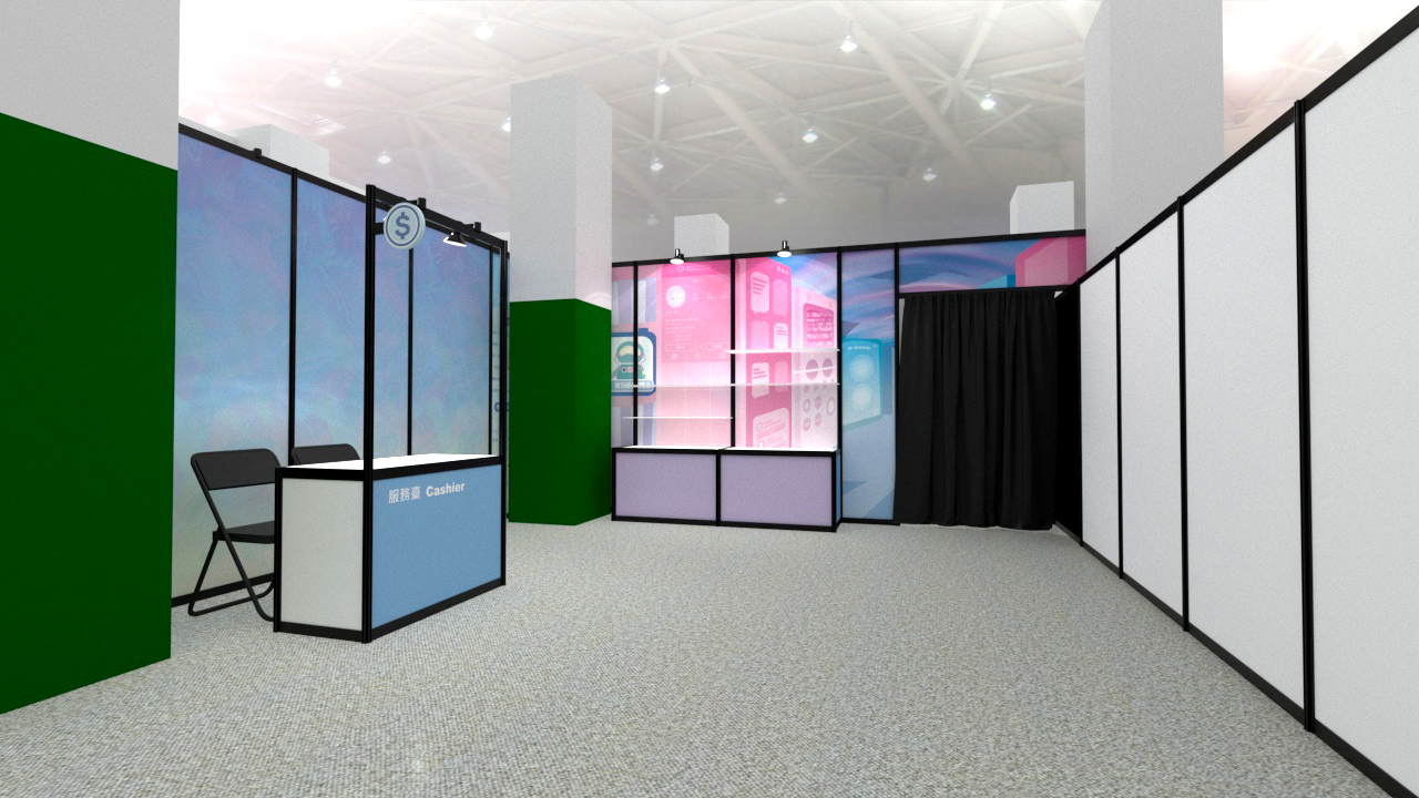 畢業展設計 松山文創學園祭3D效果示意圖