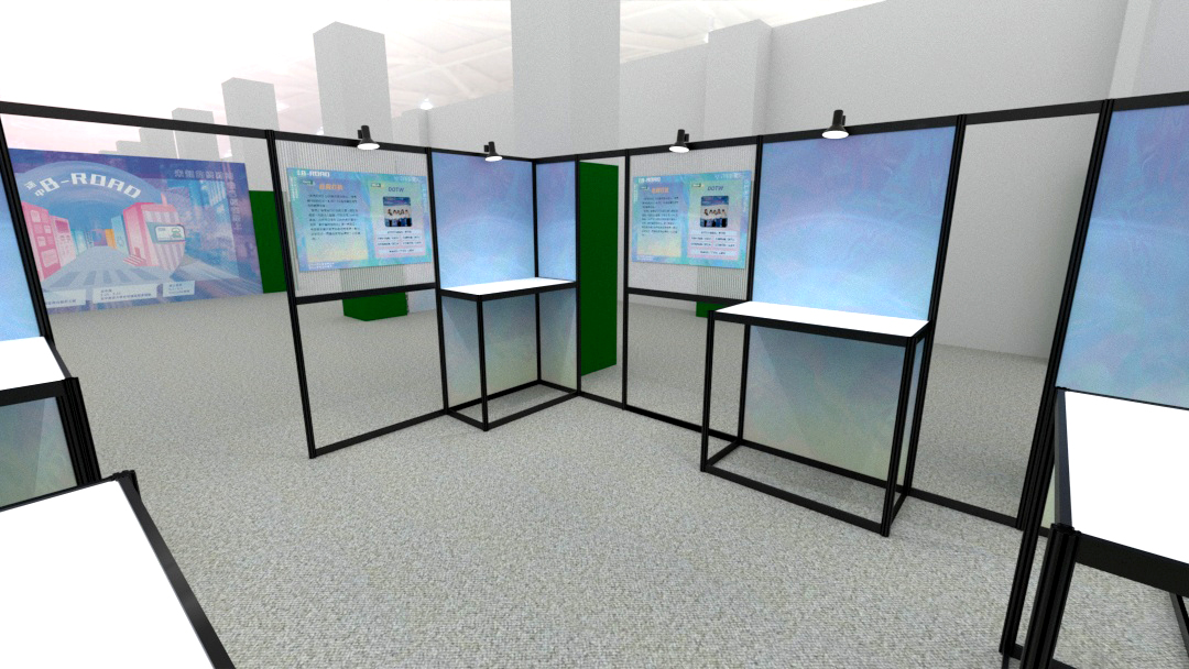 畢業展設計 松山文創學園祭3D效果示意圖