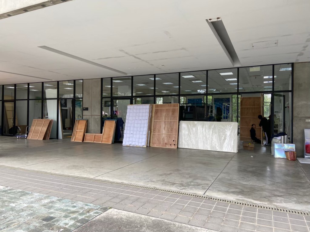 畢業展設計 進場施工