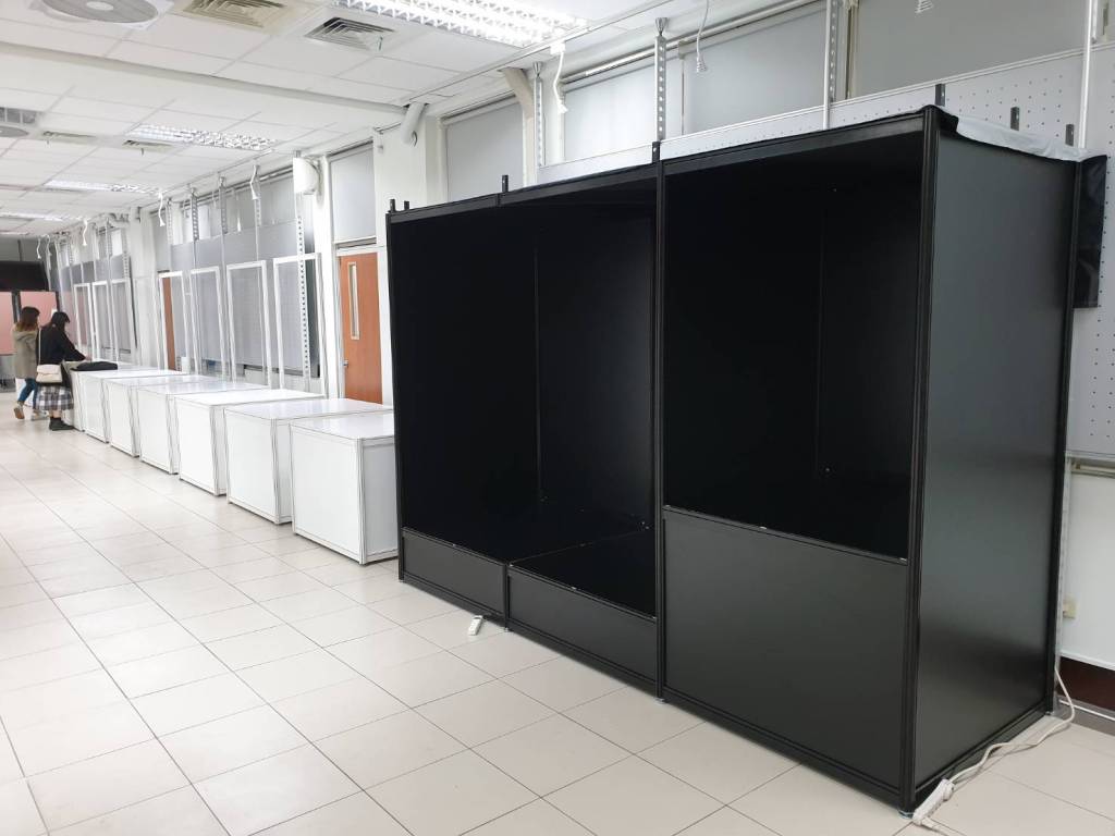 畢業展設計 進場施工 亞東技術學院有庠大樓