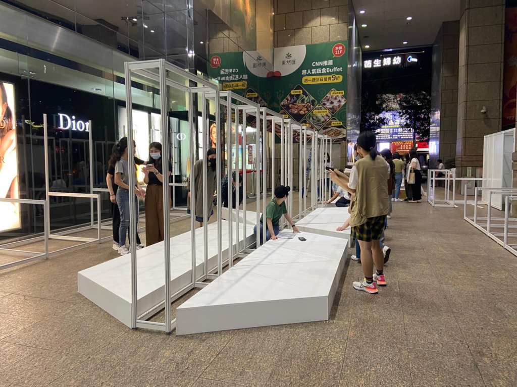 畢業展設計 進場施工 亞東工商 板橋小遠百