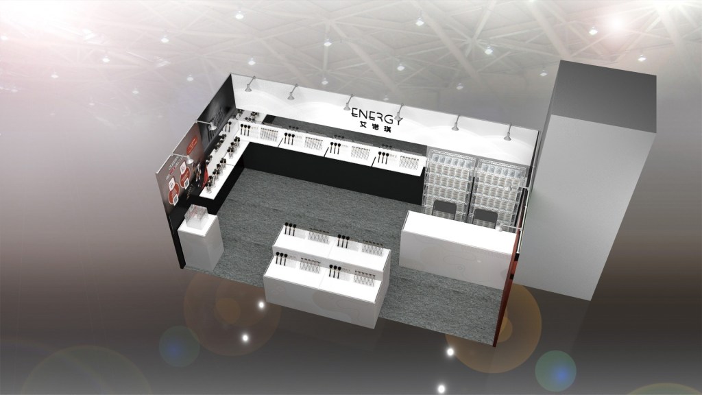 展場攤位設計3D效果示意圖 2021春季美容展_艾諾琪Energy Beauty TW