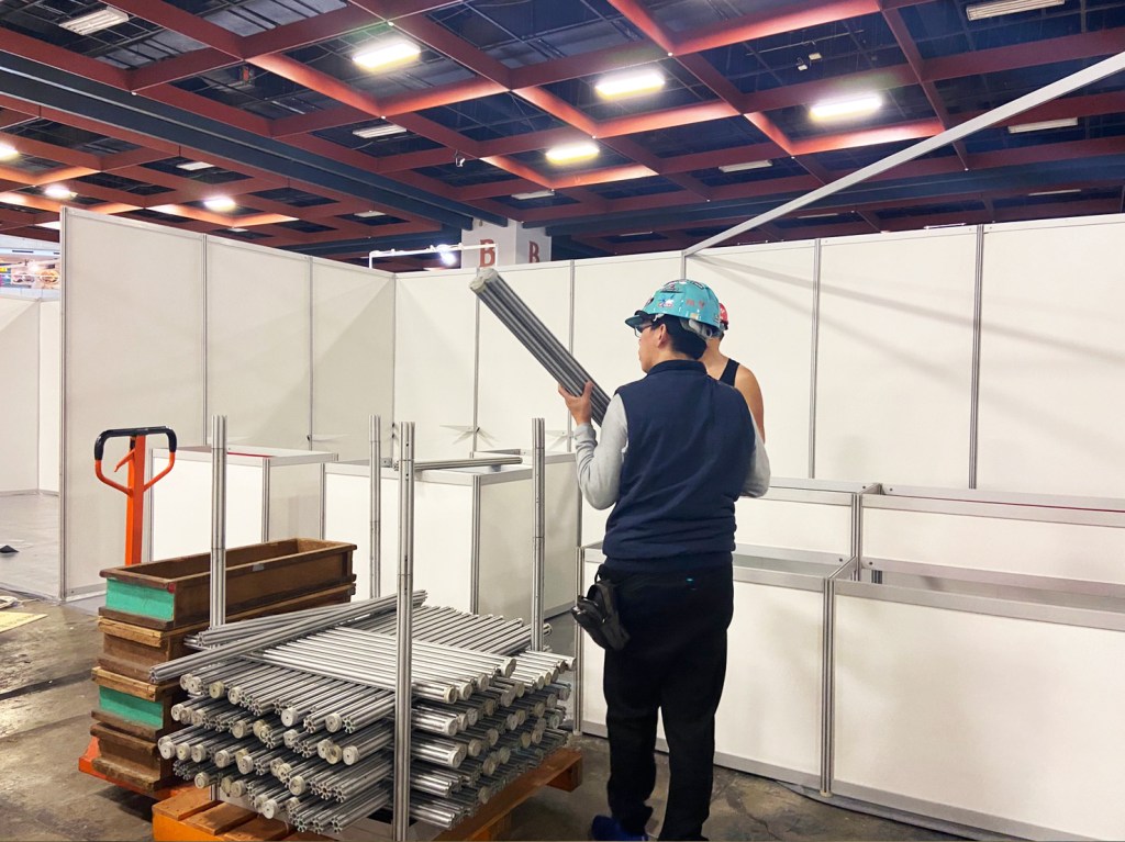 展場攤位設計 進場施工 組合結構