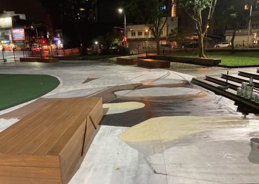 空間彩繪 地坪繪製