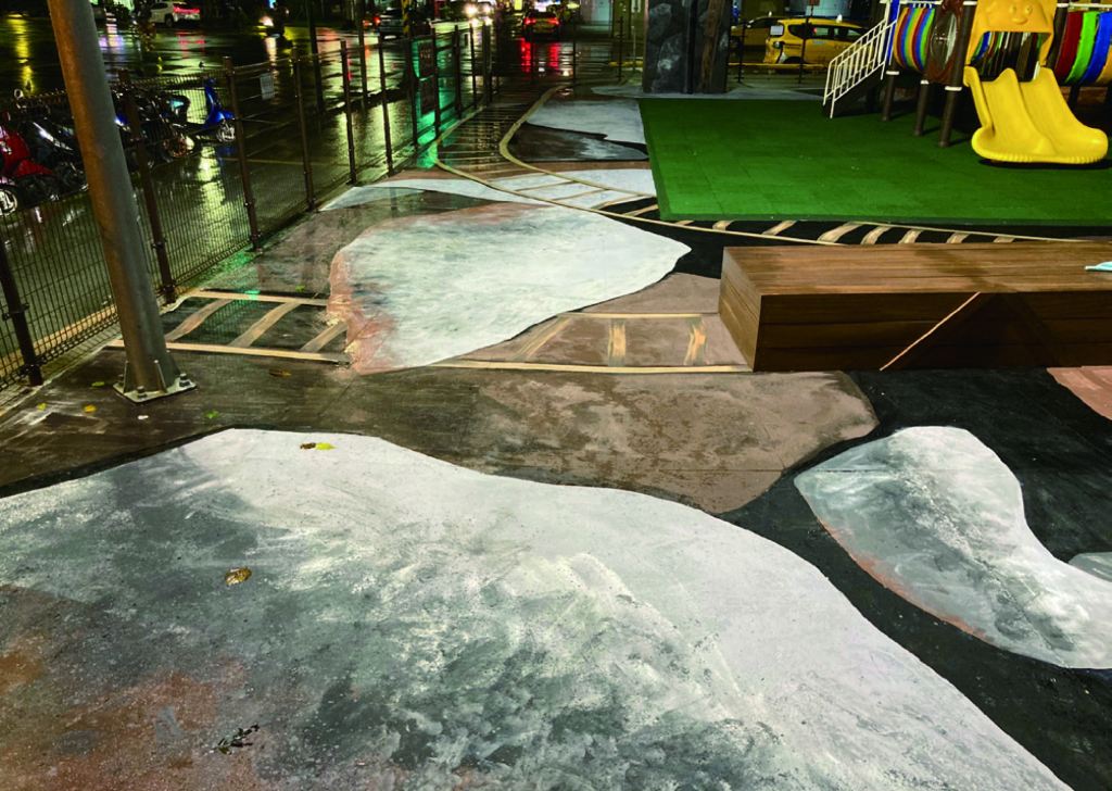 空間彩繪 地坪繪製