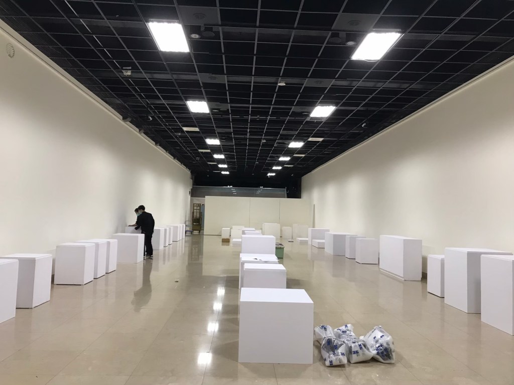 藝術展覽 工藝之華 新北市臺灣工藝之家聯展 進場佈展