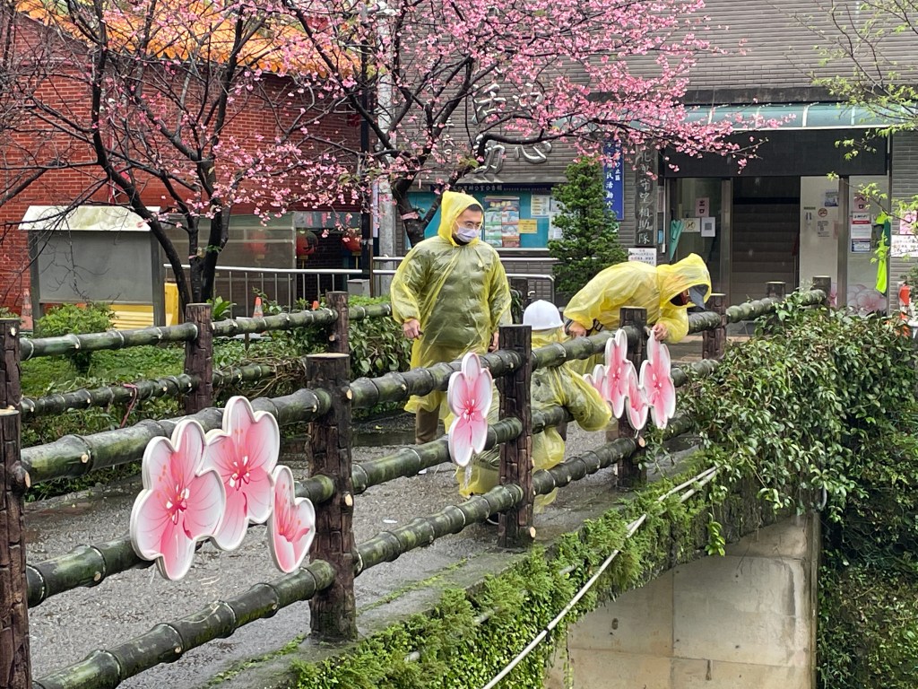 來做設計 戶外展覽 汐止櫻花季進場