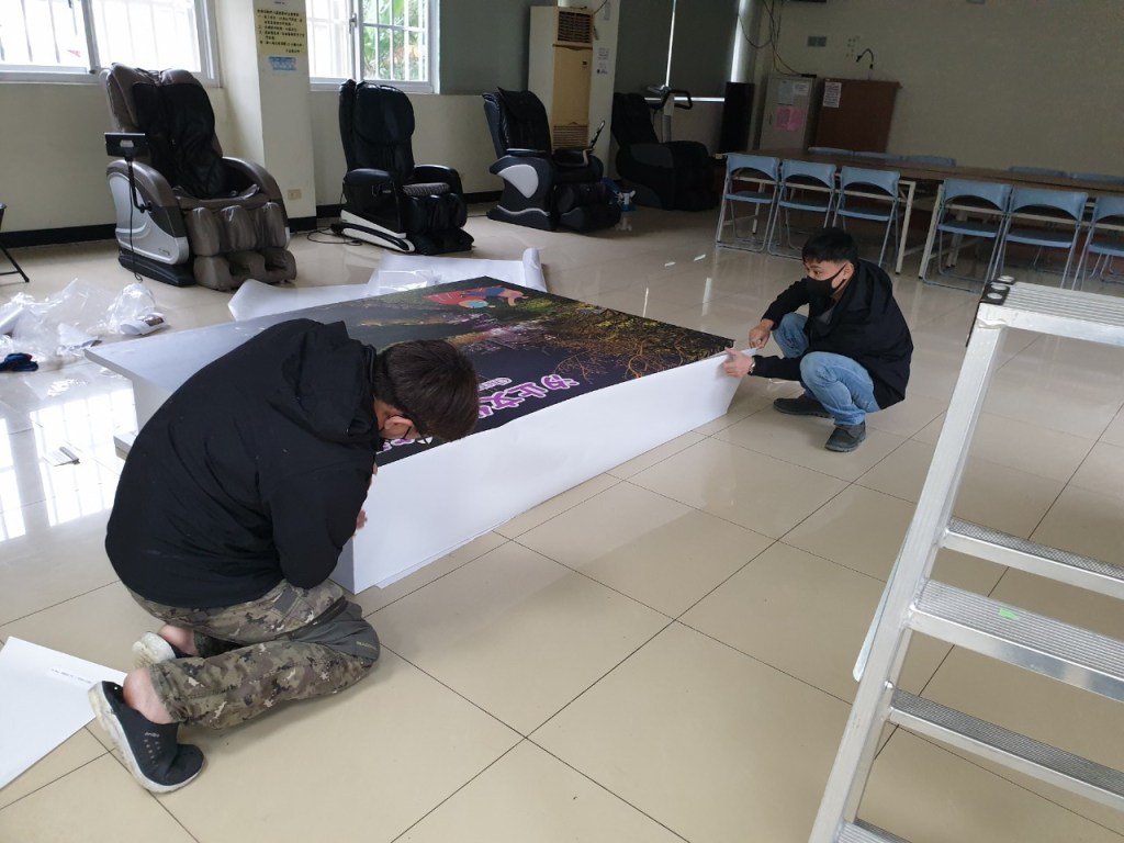 來做設計 戶外展覽 汐止櫻花季進場