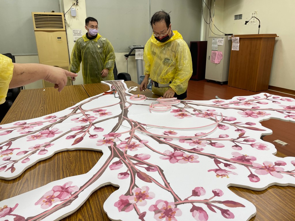來做設計 戶外展覽 汐止櫻花季進場