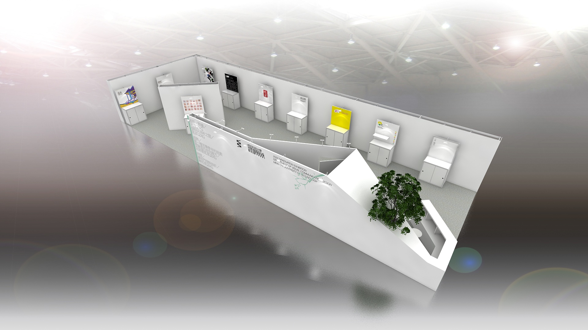 新一代設計展,3D示意圖,展區規劃,畢業展,校外展