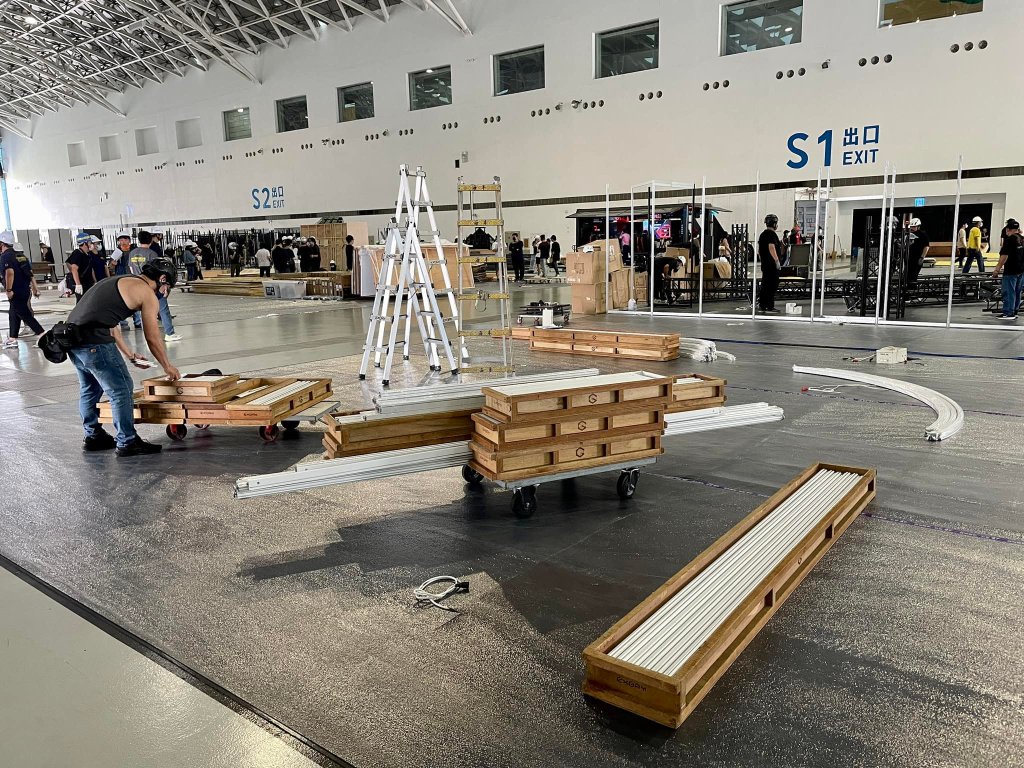 放視大賞，畢業展規劃，校外展規劃，進場施工