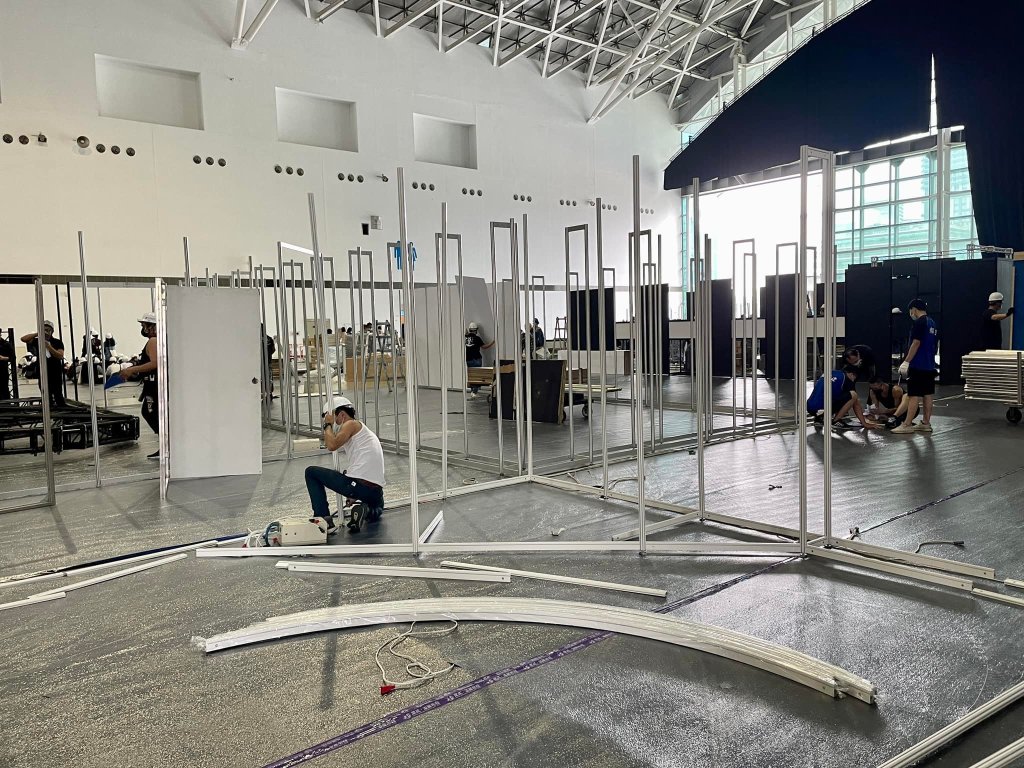 放視大賞，畢業展規劃，校外展規劃，進場施工