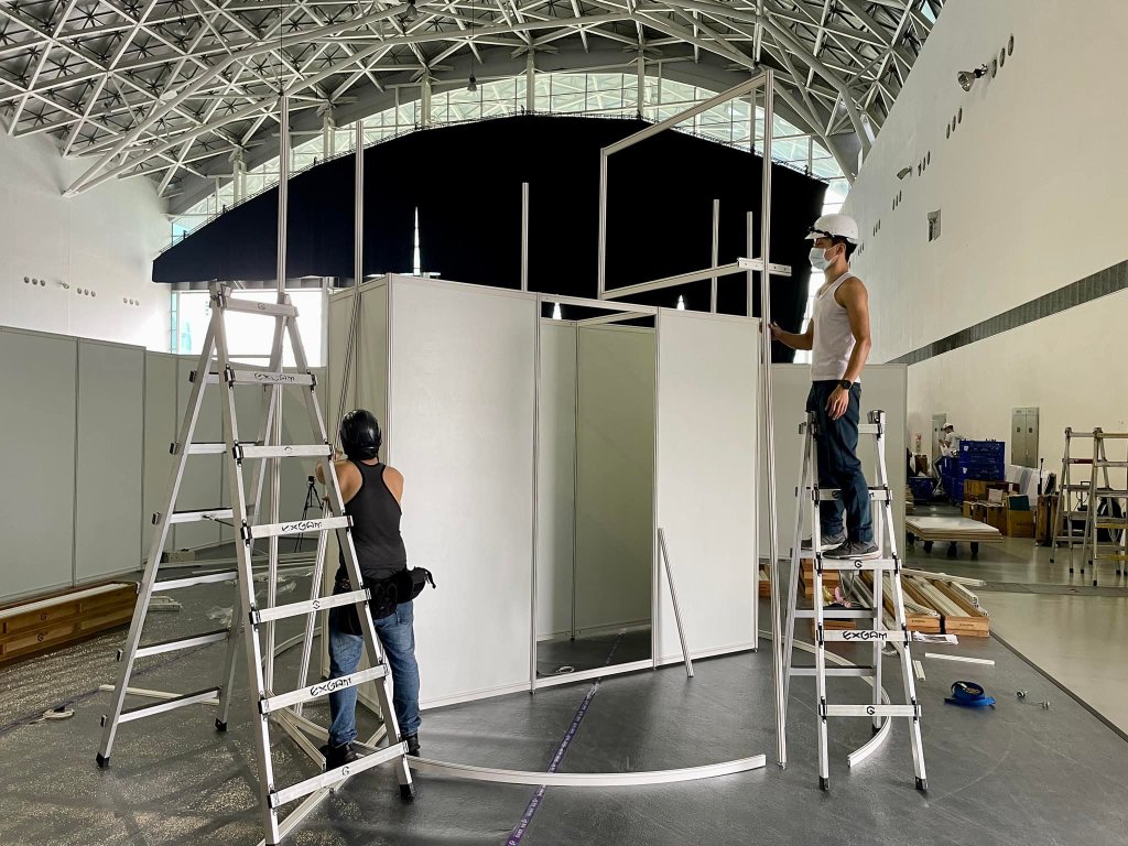 放視大賞，畢業展規劃，校外展規劃，進場施工