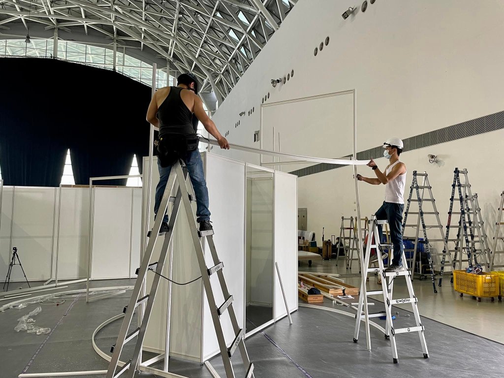 放視大賞，畢業展規劃，校外展規劃，進場施工