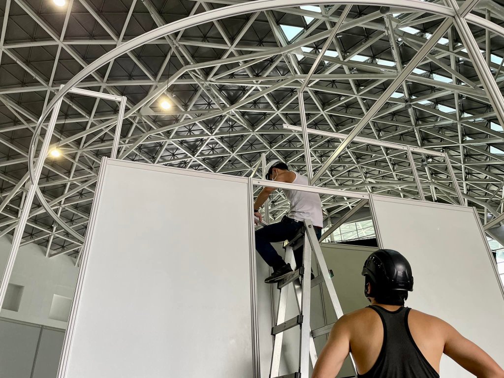 放視大賞，畢業展規劃，校外展規劃，進場施工