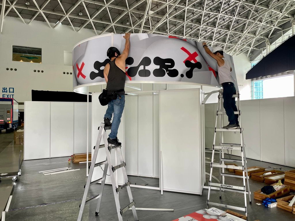 放視大賞，畢業展規劃，校外展規劃，進場施工