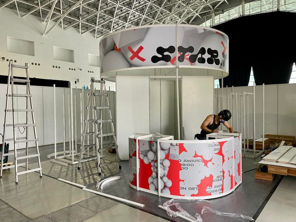 放視大賞，畢業展規劃，校外展規劃，進場施工