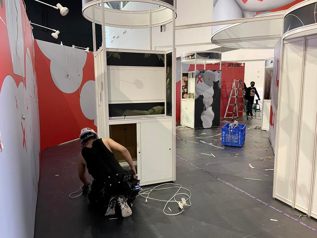 放視大賞，畢業展規劃，校外展規劃，進場施工