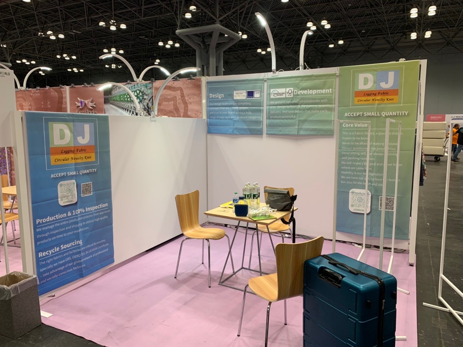 展場攤位設計|2022 Texworld NYC 美國紐約國際面料及輔料展覽會_三亨紡織 – 來做設計