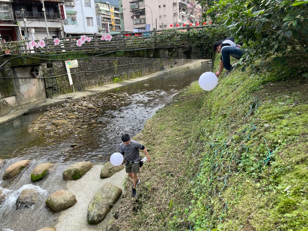戶外展覽 汐止櫻花季進場Day 2 球燈進場