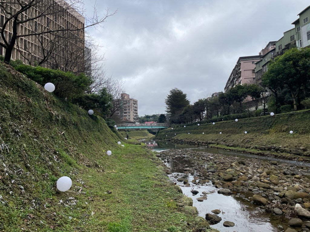 戶外展覽 汐止櫻花季進場Day 2 球燈進場